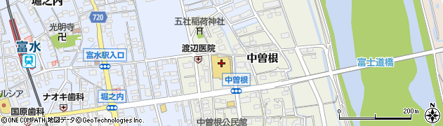 クリエイト薬局小田原中曽根店周辺の地図
