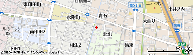 愛知県一宮市浅野青石38周辺の地図