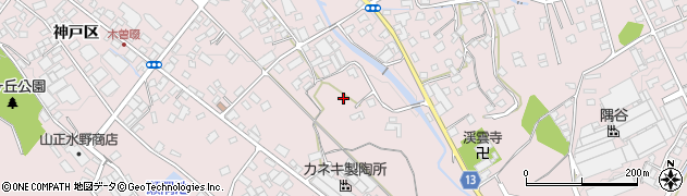 岐阜県多治見市笠原町643周辺の地図
