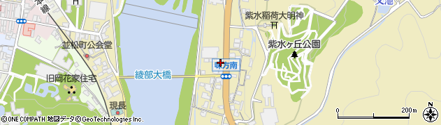 京都府綾部市味方町（鴨ノ堂）周辺の地図