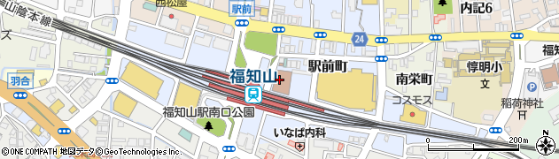 京都府福知山市駅前町周辺の地図