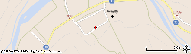京都府南丹市美山町内久保（横道）周辺の地図