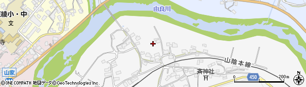 京都府綾部市上原町（横畑）周辺の地図