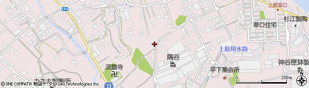 岐阜県多治見市笠原町上原区909周辺の地図