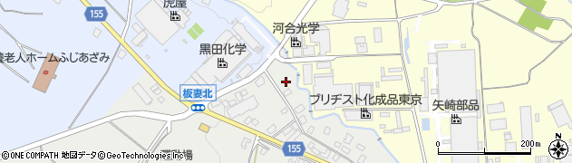 静岡県御殿場市板妻79周辺の地図