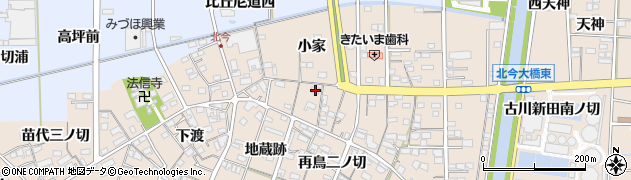 愛知県一宮市北今小家1773周辺の地図