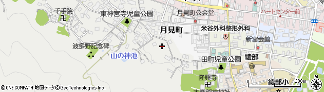 京都府綾部市神宮寺町（上藤山）周辺の地図