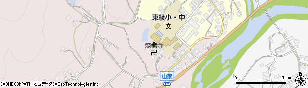 照福寺庭園周辺の地図
