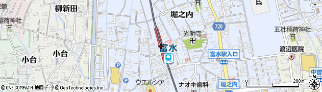 神奈川県小田原市周辺の地図