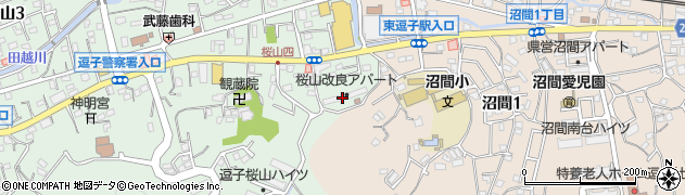 県営桜山アパート周辺の地図