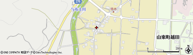 兵庫県朝来市山東町柊木378周辺の地図