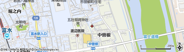 神奈川県小田原市中曽根100周辺の地図