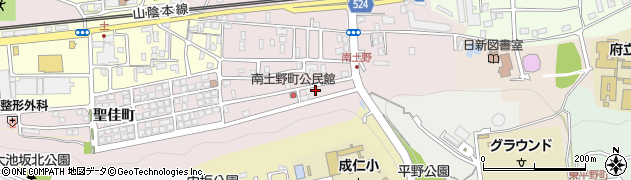 京都府福知山市南土野町周辺の地図