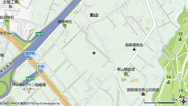 〒412-0024 静岡県御殿場市東山の地図