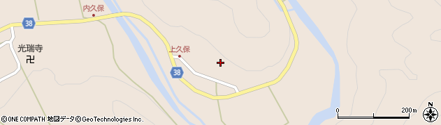 京都府南丹市美山町内久保（狐塚）周辺の地図