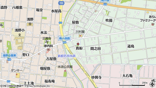 〒491-0014 愛知県一宮市南小渕の地図