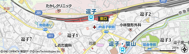 株式会社スズキヤ　逗子駅前店周辺の地図