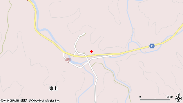 〒683-0334 鳥取県西伯郡南部町東上の地図