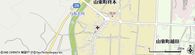 兵庫県朝来市山東町柊木395周辺の地図
