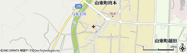 兵庫県朝来市山東町柊木389周辺の地図