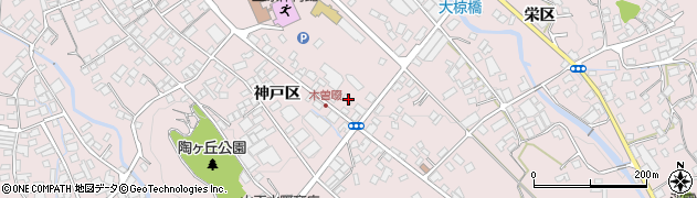 岐阜県多治見市笠原町神戸区2038周辺の地図