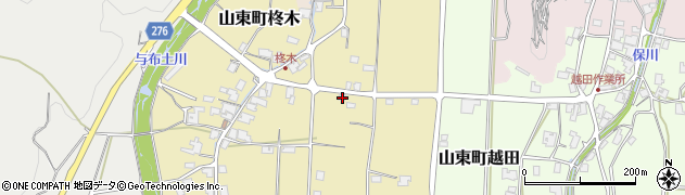 兵庫県朝来市山東町柊木171周辺の地図
