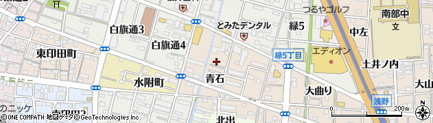 愛知県一宮市浅野青石47周辺の地図