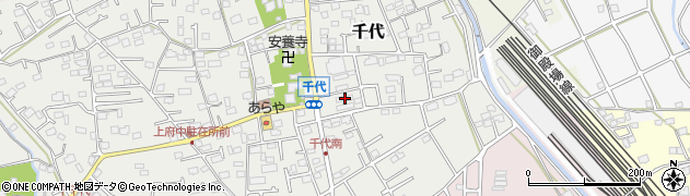 神奈川県小田原市千代177周辺の地図