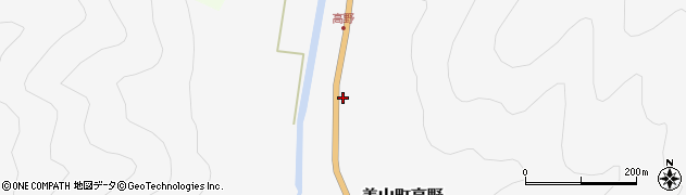 京都府南丹市美山町高野元風呂47周辺の地図