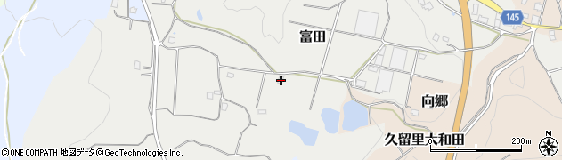 千葉県君津市富田207周辺の地図