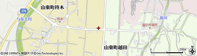 兵庫県朝来市山東町柊木26周辺の地図