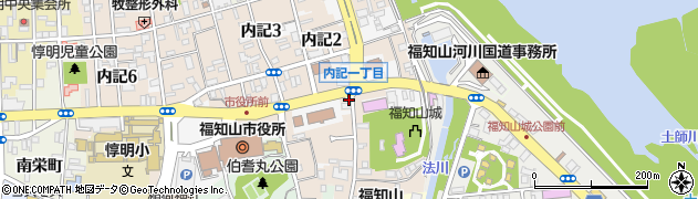 京都府福知山市内記周辺の地図
