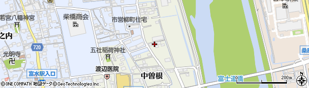 神奈川県小田原市中曽根113周辺の地図