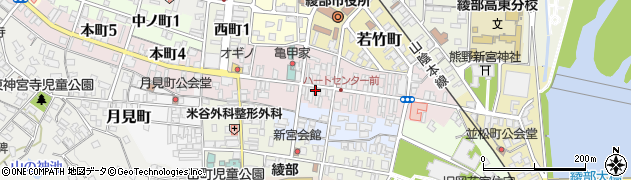 坂根鶏肉店周辺の地図