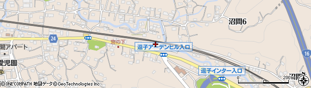神奈川県逗子市沼間周辺の地図