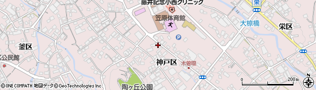 岐阜県多治見市笠原町神戸区2056周辺の地図
