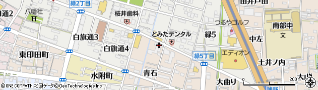 愛知県一宮市浅野西沼周辺の地図