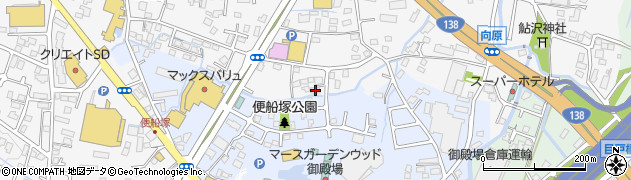 静岡県御殿場市新橋404周辺の地図