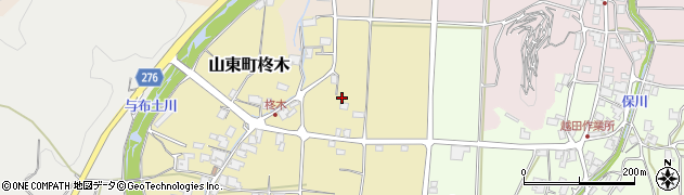 兵庫県朝来市山東町柊木192周辺の地図