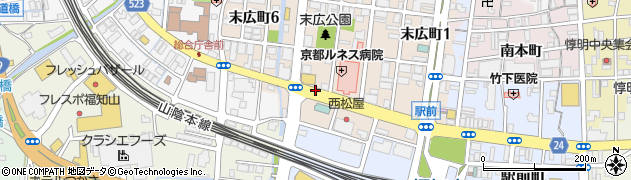 福知山周辺の地図