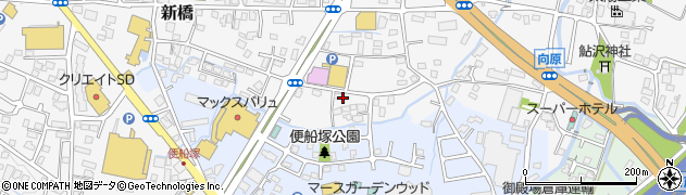 静岡県御殿場市新橋424周辺の地図