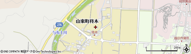 兵庫県朝来市山東町柊木223周辺の地図