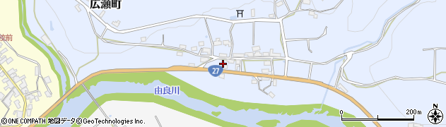 京都府綾部市広瀬町（二和瀬）周辺の地図