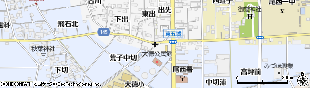 愛知県一宮市東五城出先21周辺の地図