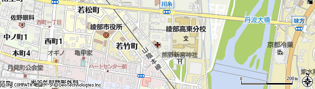 綾部市社会福祉協議会周辺の地図