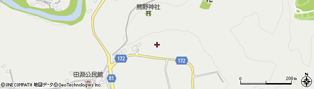 千葉県市原市田淵周辺の地図