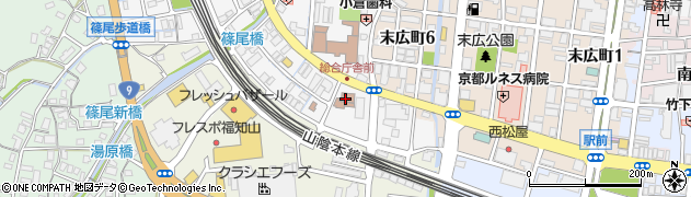 福知山税務署周辺の地図