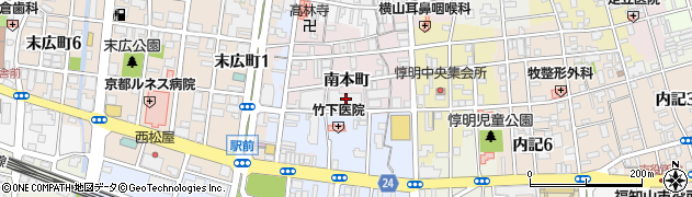 京都府福知山市南本町217周辺の地図