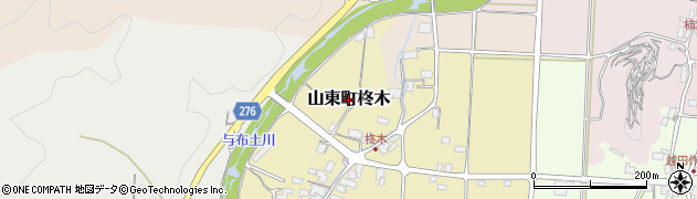 兵庫県朝来市山東町柊木周辺の地図