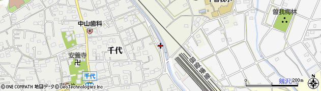 神奈川県小田原市千代236周辺の地図